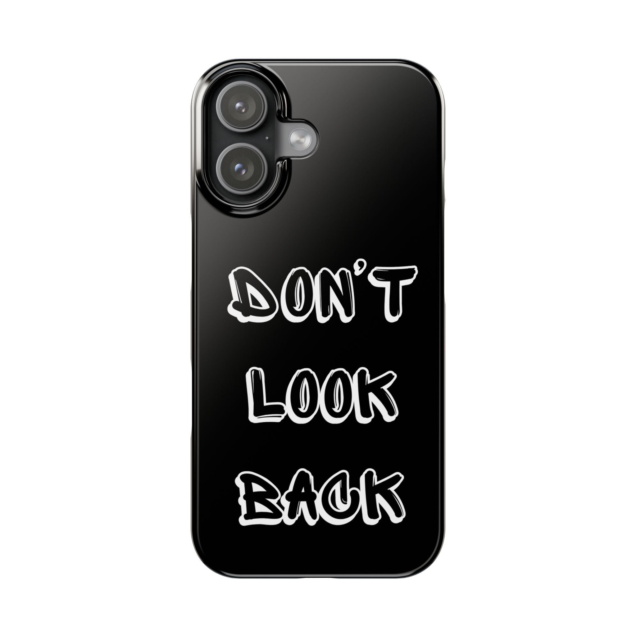 Don't Look Back Graffiti Phone Case
